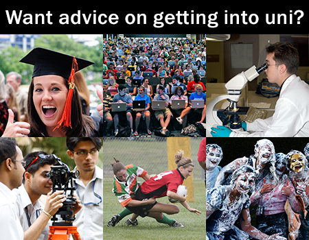 Let us know your questions about getting into uni.